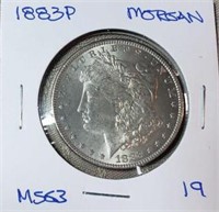 1883P  Morgan Dollar MS63