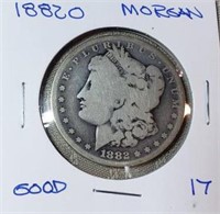 1882O  Morgan Dollar G