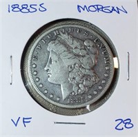 1885S  Morgan Dollar VF
