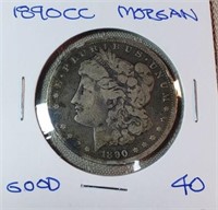 1890CC  Morgan Dollar G