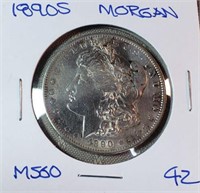 1890S  Morgan Dollar MS60