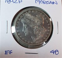 1892P  Morgan Dollar EF