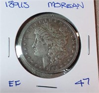 1891S  Morgan Dollar EF
