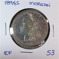 1894S  Morgan Dollar EF