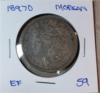 1897O  Morgan Dollar EF