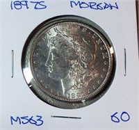 1897S  Morgan Dollar MS63