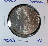 1898P  Morgan Dollar MS63