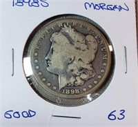 1898S  Morgan Dollar G