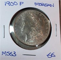 1900P  Morgan Dollar MS63