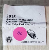 2015 US Mint Bag of 100 Sna Francisco Blue Ridge