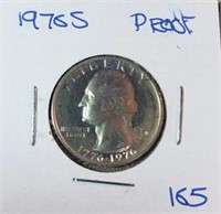 1976S Washington 40% Silver Quarter Proof
