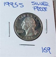 1995S Washington 90% Silver Quarter Proof