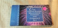2000 US Millennium Coinage and Currency Set with