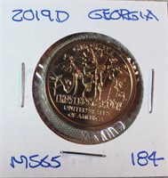 2019D Georgia  American Innovation Dollar MS65