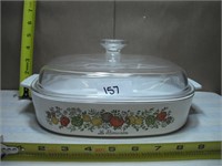 LARGE CORNING WARE W/ LID  NO CHIPS