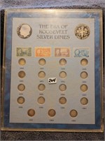 THE ERA OF ROOSEVELT SILVER DIMES ALL 90% SILVER