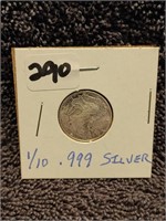1/10TH  .999 SILVER COIN