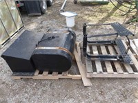 Toolbox, Fuel Tank and Steps for Truck