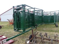 Portable Crowding Tub with Alley and Chute