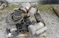 Skid Lot of Electric Motors & Gear Boxes