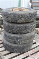 4 - LT 215/85R16 Tires w/Rims