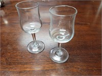 Liquor cordial glasses set of 2