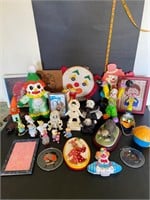 Lot of Clown Collectibles