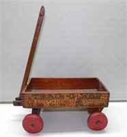 Old Wood Toy Wagon