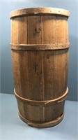 24 inch primitive wooden keg heavy duty