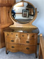 Vintage maple dresser