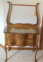 Vintage maple wash stand dry sink