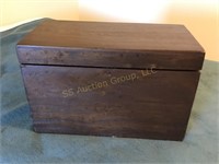 Small wood chest