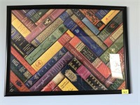 Hanging Wall Puzzle, Library Books