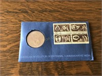 Stamps - Bicentennial medal & stamps