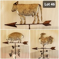 Rooster/cow/pig yard stake