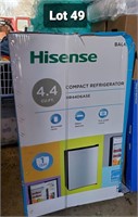 Hisense 4.4 cu ft mini fridge
