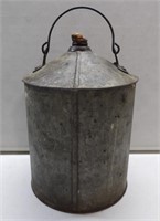 Old Galvanized Metal Can