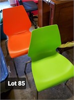 Choice of neon chairs
