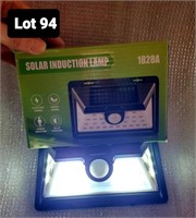 Solar motion lamp