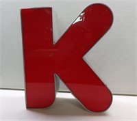 "K" Sign Letter