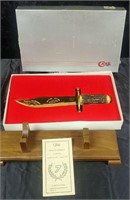 Case xx Alan Kulwicki knife and display stand