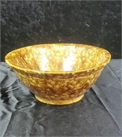 Bennington glaze yellow ware bowl