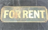 Antique FOR RENT Sign