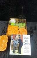 Halloween jell molds, phone cup holder which is