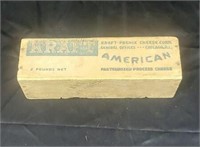Kraft 2 pound cheese box