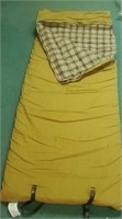 Vintage sleeping bag appears to be new has