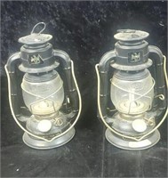 Pair of Dietz barn lanterns