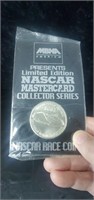 Nascar masterpiece collector series coin