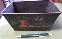 Stenciled Tin Box