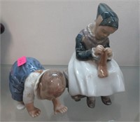 2 Royal Copenhagen Figures